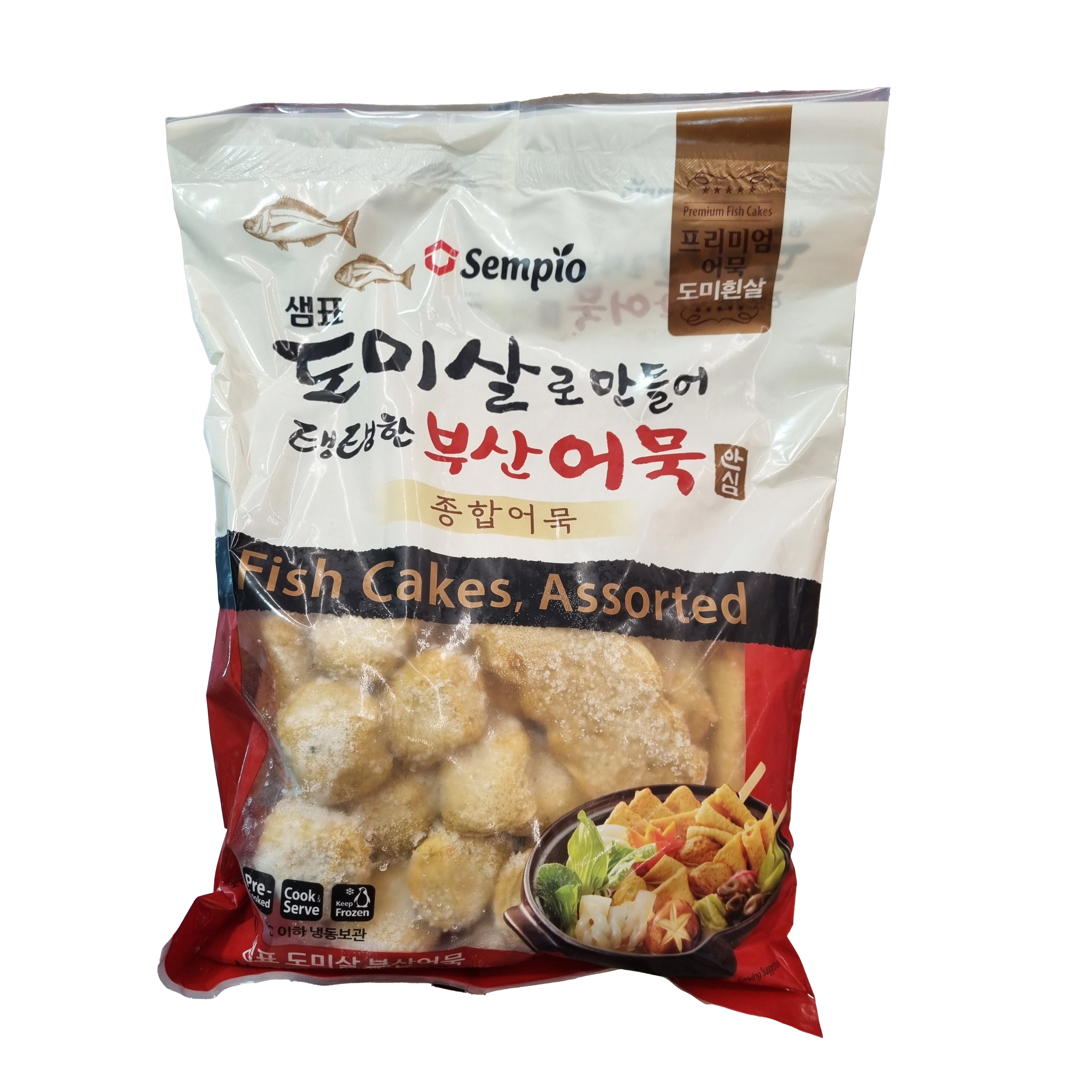 SEMPYO Fish cakes, assorted 도미살로 만들어 탱탱한 부산어묵 종합어묵 1kg